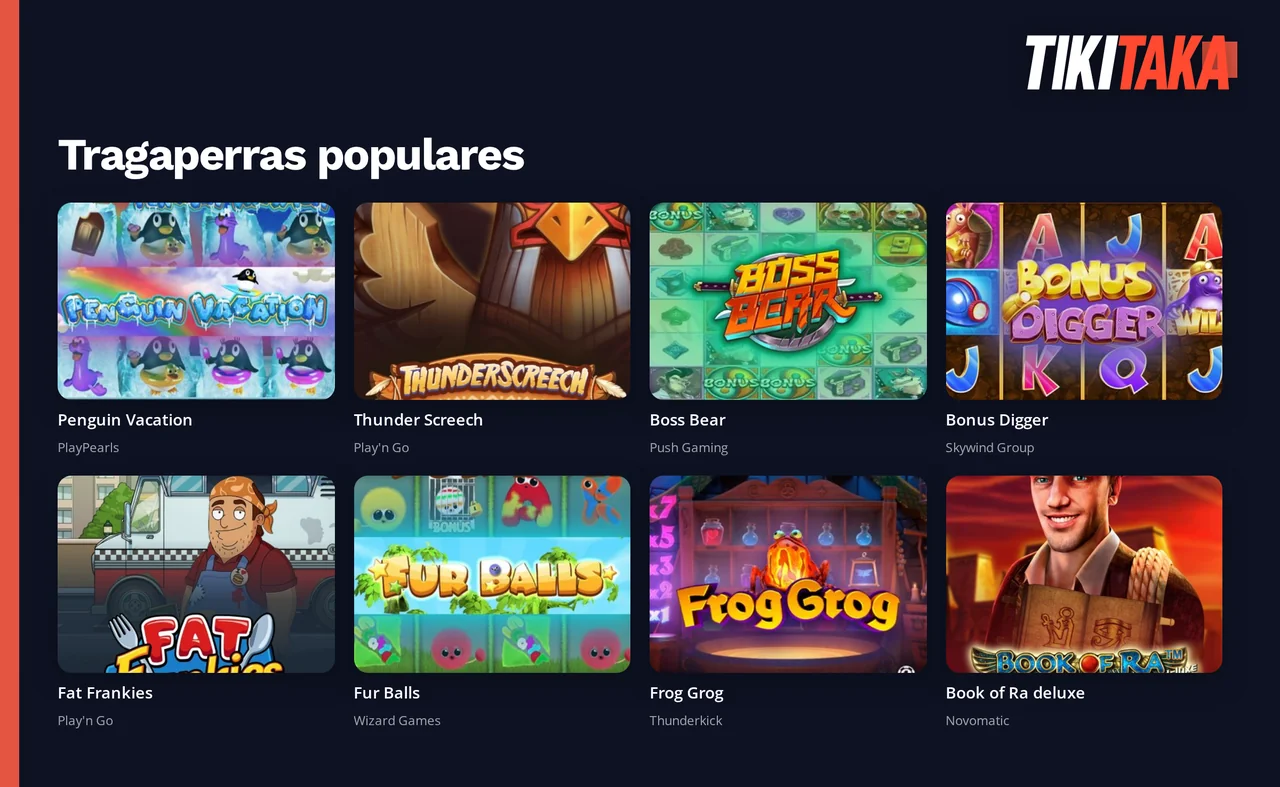 Juega a los mejores slots